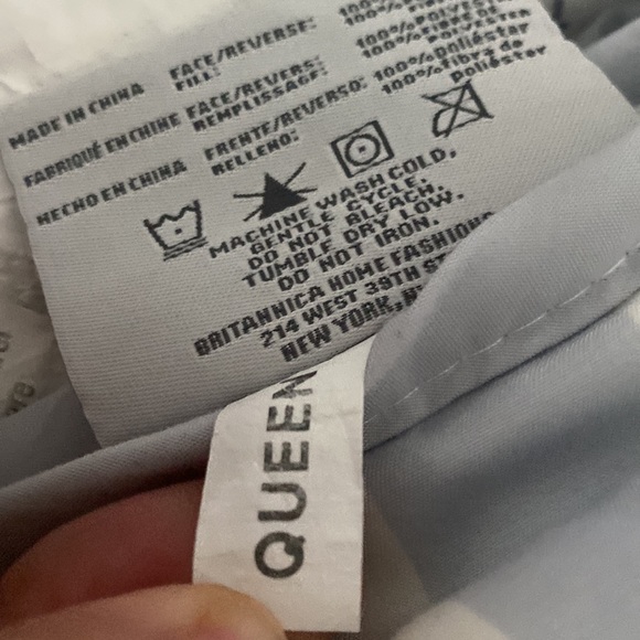 Light Blue Queen Quilt Comforter UGG PRISCILLA QUEEN COVERLET 3PC SET - Picture 5 of 10